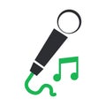 Isolated microphone icon