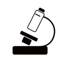 Isolated microscope icon. Laboratory equipment