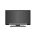 Isolated modern lcd television icon Royalty Free Stock Photo