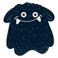 Isolated monster sketch Royalty Free Stock Photo