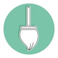 Isolated mop icon Royalty Free Stock Photo