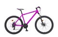 Isolated Mountain Bike 29r for Gent In Purple Color Royalty Free Stock Photo