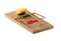 Isolated mouse trap Royalty Free Stock Photo