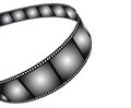 Isolated movie/photo film Royalty Free Stock Photo