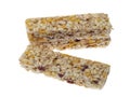 Isolated muesli bar Royalty Free Stock Photo