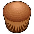 Isolated muffin illustration