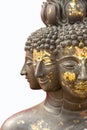 Isolated multi-faces buddha Royalty Free Stock Photo