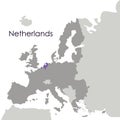 Isolated netherlands map design