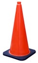 New traffic safety cone. Royalty Free Stock Photo