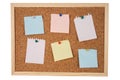 Isolated note board with path Royalty Free Stock Photo