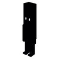 Isolated nutcracker silhouette