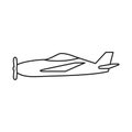 Isolated object of airplane and air symbol. Set of airplane and small stock symbol for web.