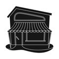 Isolated object of bookstore and shop symbol. Collection of bookstore and mini stock symbol for web.