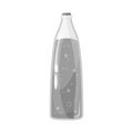 Isolated object of bottle and soda sign. Set of bottle and tipple vector icon for stock.