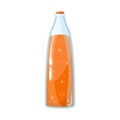 Isolated object of bottle and soda symbol. Collection of bottle and tipple stock symbol for web.