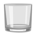 Isolated object of capacity and glassware icon. Set of capacity and restaurant stock vector illustration. Royalty Free Stock Photo