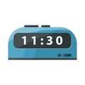 Isolated object of clock and timer symbol. Web element of clock and alarm vector icon for stock. Royalty Free Stock Photo