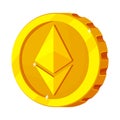 Isolated object of cryptocurrency and coin sign. Collection of cryptocurrency and crypto stock symbol for web.
