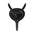 Isolated object of incontinence and bladder logo. Set of incontinence and urine vector icon for stock.