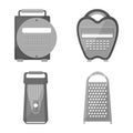 Vector illustration of kitchenware and household logo. Set of kitchenware and tableware vector icon for stock.