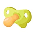 Vector illustration of nipple and pacifier sign. Web element of nipple and pacify stock symbol for web. Royalty Free Stock Photo