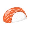 Isolated object of rice and boiled logo. Collection of rice and fish vector icon for stock.