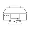 Isolated object of xerox and machine icon. Set of xerox and display stock symbol for web.