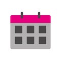 Isolated office calendar icon Vector