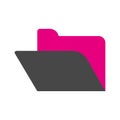 Isolated office folder icon Vector Royalty Free Stock Photo