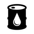 Isolated oil barrel icon