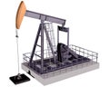 Isolated Oil Rig