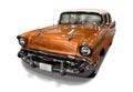Isolated old car - clipping path included Royalty Free Stock Photo