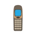 Isolated old cellphone icon Royalty Free Stock Photo