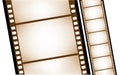 Isolated old filmstrip in vector Royalty Free Stock Photo