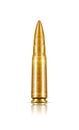 Isolated Old Rifle Bullet Royalty Free Stock Photo
