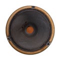 Isolated Old Vintage Music Dynamic Speaker Royalty Free Stock Photo