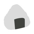 Isolated onigiri illustration