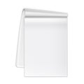 Isolated Open Notebook On White. Royalty Free Stock Photo