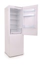 Isolated opened empty refrigerator Clipping path Royalty Free Stock Photo