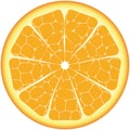 Isolated orange