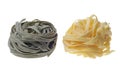 Isolated paglia fieno pasta Royalty Free Stock Photo