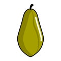 Isolated papaya icon