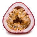 Isolated passion fruit. Maracuya isolated on white background Royalty Free Stock Photo