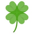 Isolated patrick day clover