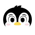 Isolated penguin happy Avatar cartoon Vector