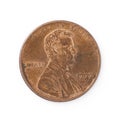 Isolated Penny Royalty Free Stock Photo