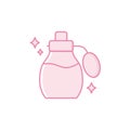 Isolated perfum bottle icon fill design