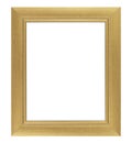 Isolated Photo Frame, Golden Antique Photo Frame, Vintage Frame