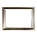 Isolated Photo Frame, Wooden Antique Photo Frame