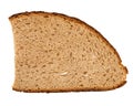 isolated photo of whole-grain bread slice Royalty Free Stock Photo